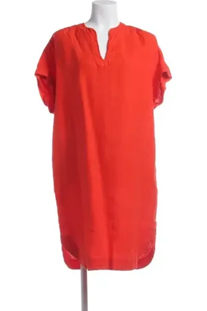 0039 Italy Kleid S Dunkelorange