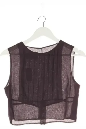 CHANEL Top S Dunkellila