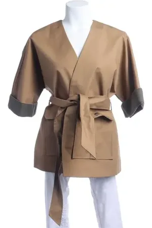 Ganni Sommerjacke M Hellbraun