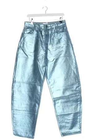 Ganni Jeans Straight Fit W30 Hellblau