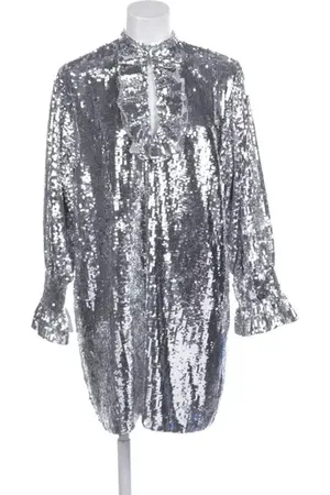 Msgm Cocktailkleid 34 Silber