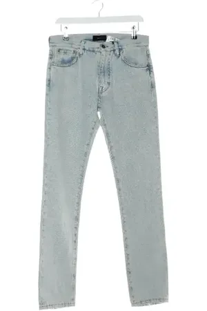 Alanui Jeans Straight Fit W29 Hellblau