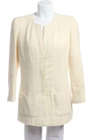 CHANEL Übergangsmantel 42 Beige