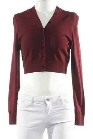 Loewe Strickjacke M Bordeaux