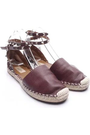 VALENTINO Rockstud Espadrilles EUR 38 Bordeaux