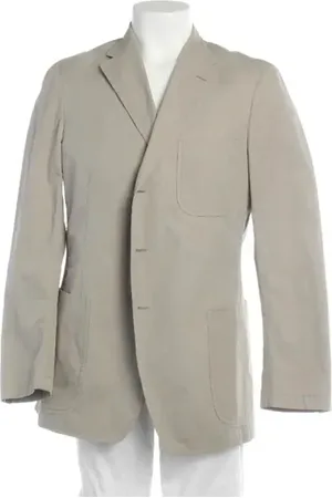 Prada Sakko 54 Hellgrau