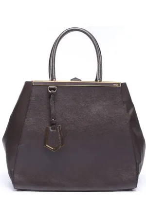 Fendi 2Jours Handtasche Schokolade