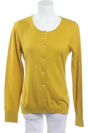 DELICATE LOVE Strickjacke M Senfgelb