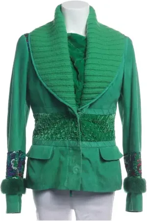 Roberto Cavalli Lederjacke 36