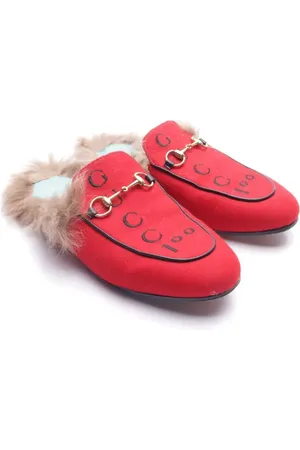 Gucci Princetown Fur Mules EUR 38
