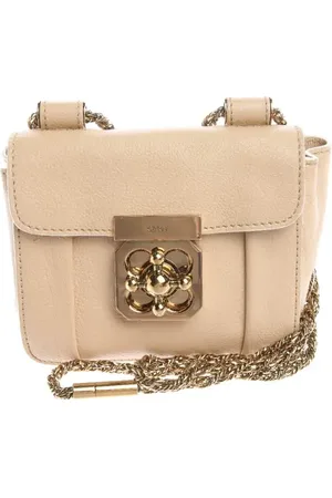 Chloé Elsie Abendtasche Beige