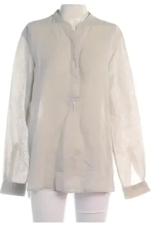 0039 Italy Bluse S Hellgrau