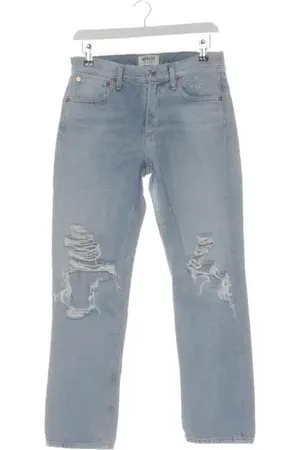 AGOLDE Jeans Straight Fit W25 Hellblau