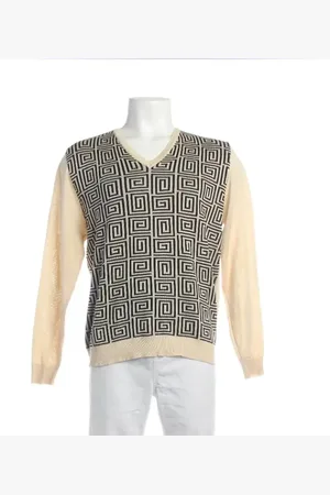 VERSACE Pullover M Beige