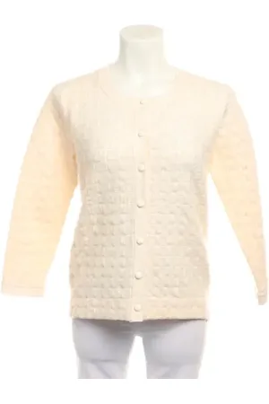 LOUIS VUITTON Strickjacke S Cream