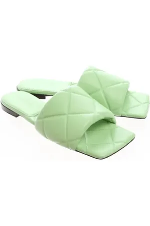 Bottega Veneta Padded Sandalen EUR 41 Hellgrün