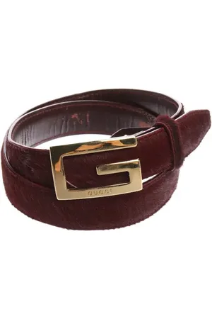 Gucci Gürtel 70 cm Bordeaux