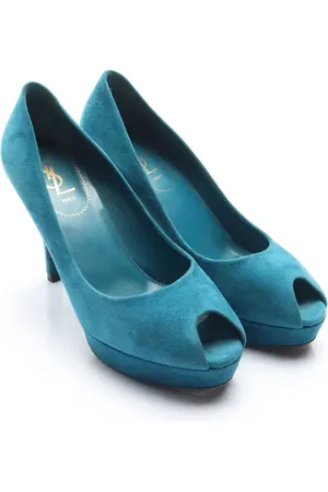 Saint Laurent Peeptoes EUR 38,5 Türkis