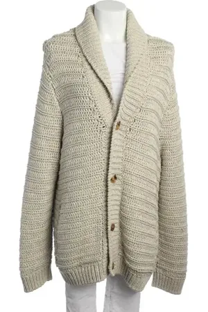 LOUIS VUITTON Strickjacke L Hellgrau