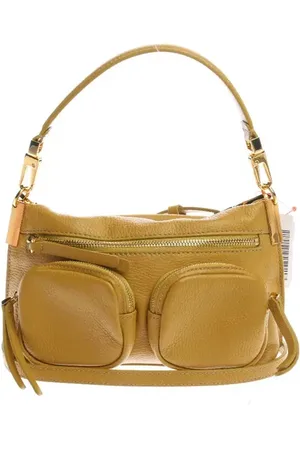 Coccinelle Schultertasche Senfgelb