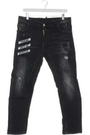 Dsquared2 Jeans Straight Fit W36 Dunkelgrau