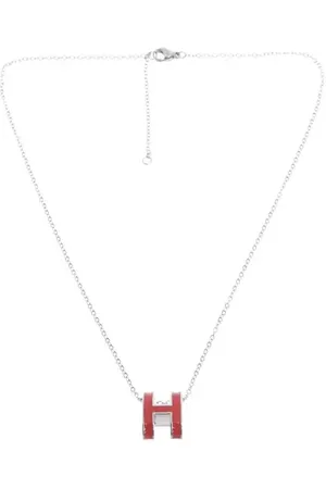 Hermès Halskette Silber
