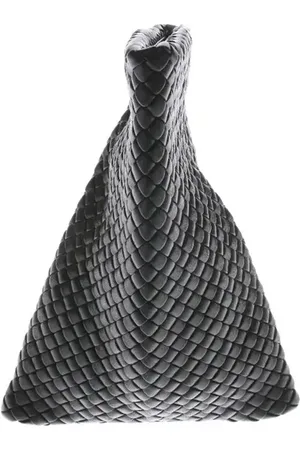 Bottega Veneta Crisscross Clutch Olivgrün