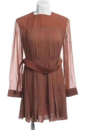 Chloé Kleid 36 Hellbraun
