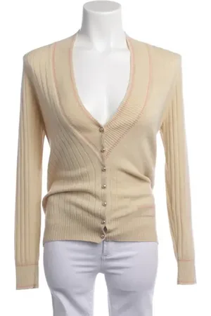 CHANEL Strickjacke M Beige
