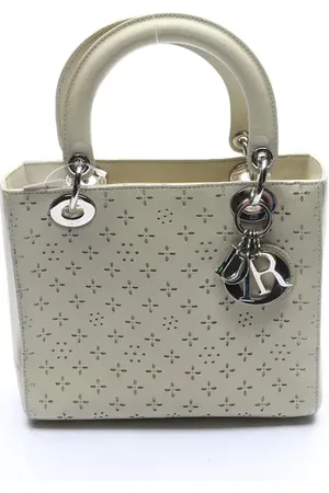 Dior Lady Medium Handtasche Cream