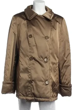 Escada Winterjacke 44 Hellbraun