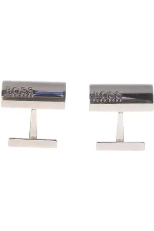 HUGO BOSS Manschettenknöpfe Silber