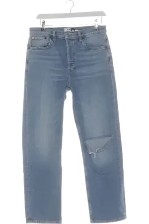 RE/DONE Jeans Straight Fit W29 Hellblau