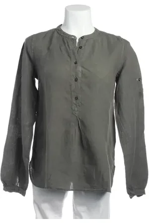 0039 Italy Bluse S Dunkelgrau
