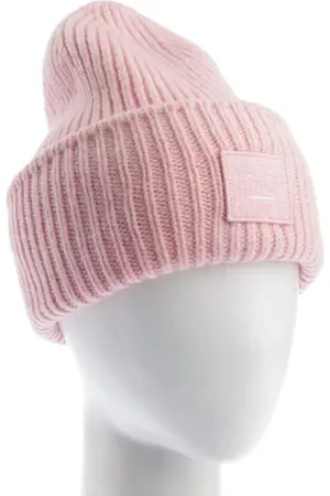 Acne Studios Mütze One Size Hellrosa