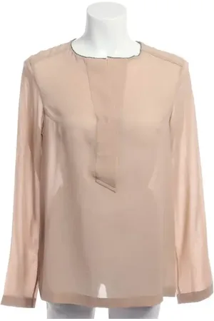 Brunello Cucinelli Bluse S Hellbraun