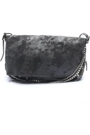 Jimmy Choo Schultertasche Dunkelgrau