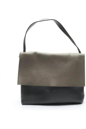 Céline All Soft Schultertasche Hellgrau