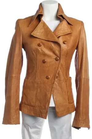 Drykorn Lederjacke 36 Hellbraun