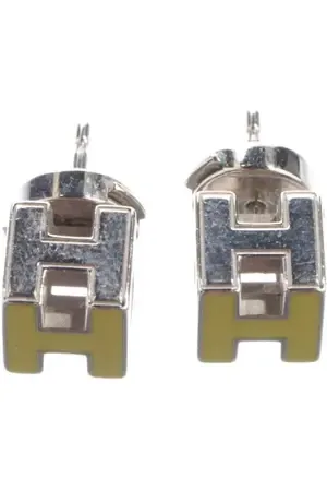 Hermès Ohrringe Silber