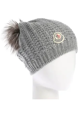 Moncler Mütze One Size Hellgrau