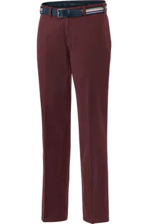 BRÜHL Herren Freizeithose mit Gürtel