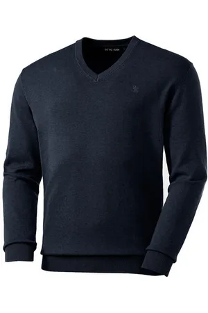 Otto Kern Herren Pullover mit V-Ausschnitt