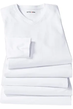 Otto Kern 5er Pack Herren Langarm-Shirts V-Ausschnitt