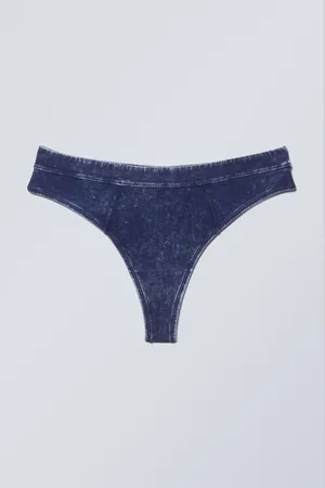 Weekday Tanga aus gewaschener Baumwolle Miley
