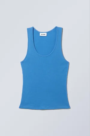 Weekday Transparentes Ripp-Tanktop