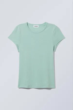 Weekday Figurbetontes T-Shirt mit kurzen Ärmeln