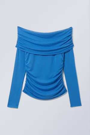 Weekday Off-Shoulder-Top mit umgeschlagenem Ausschnitt