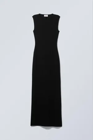 Weekday Ärmelloses Maxikleid mit Schlitz