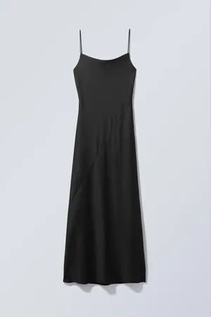 Weekday Maxi-Unterkleid aus Satin
